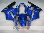 Kit de carénage injecté pour NINJA ZX-12R de 02-05 - Bleu, Noir - Style d'origine #OYO87903113