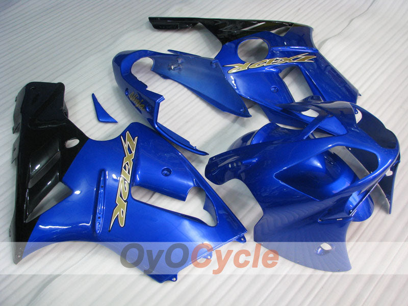 Kit de carénage injecté pour NINJA ZX-12R de 02-05 - Bleu, Noir - Style d'origine #OYO87903113 Image principale du produit