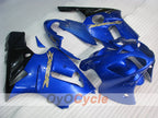 Kit de carénage injecté pour NINJA ZX-12R de 02-05 - Bleu, Noir - Style d'origine #OYO87903113