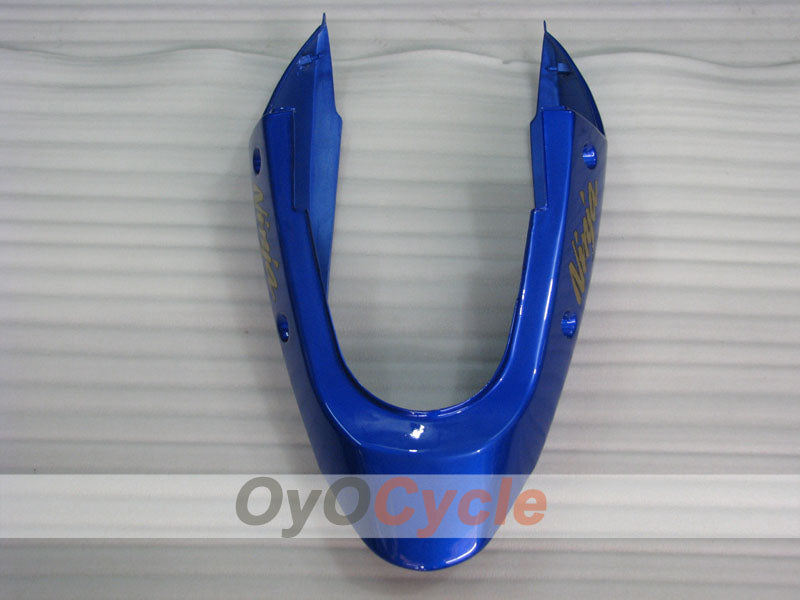 Kit de carénage injecté pour NINJA ZX-12R de 02-05 - Bleu, Noir - Style d'origine #OYO87903113