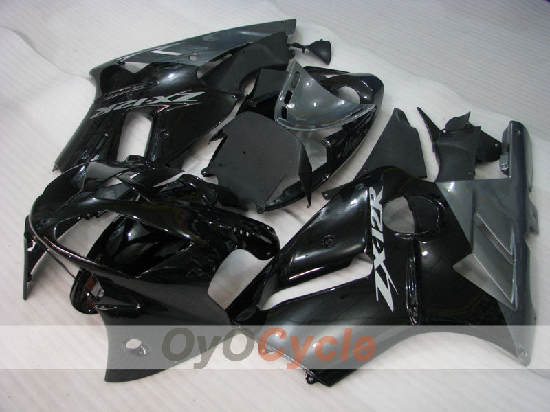 Kit de carénage injecté pour NINJA ZX-12R de 02-05 - Noir, Gris - Style d'origine #OYO87903114 Image secondaire du produit