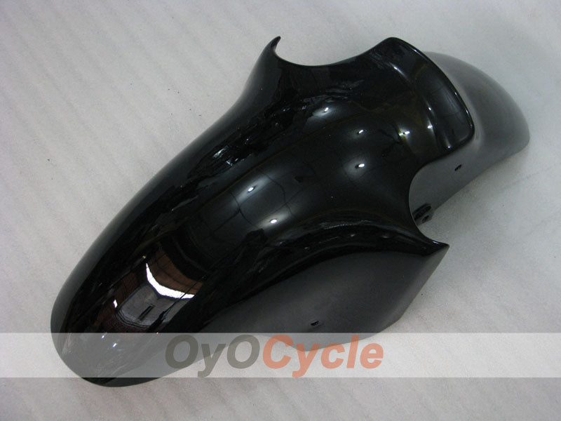 Kit de carénage injecté pour NINJA ZX-12R de 02-05 - Noir, Gris - Style d'origine #OYO87903114