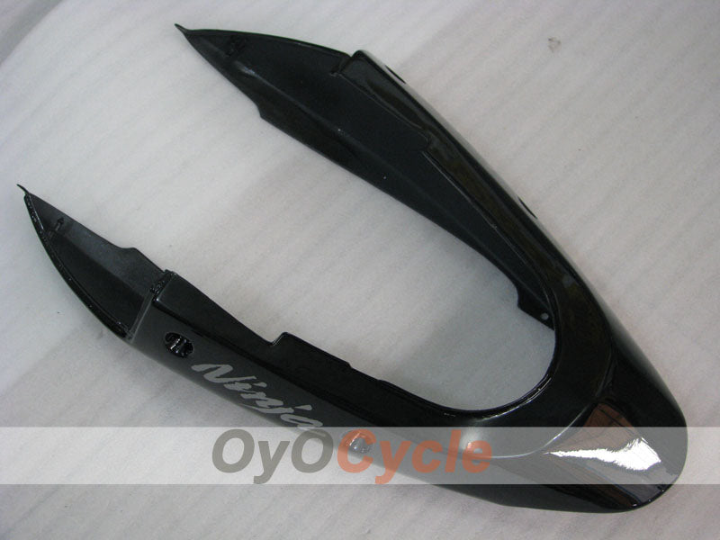 Kit de carénage injecté pour NINJA ZX-12R de 02-05 - Noir, Gris - Style d'origine #OYO87903114