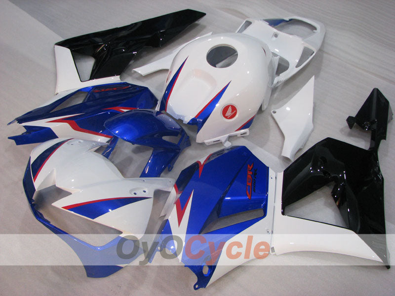Kit de carénage injecté pour CBR600RR 13-20 - Bleu, blanc - Style d'origine #OYO87903123