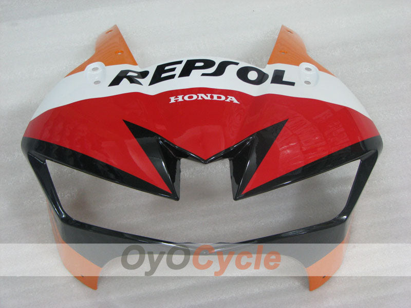 Kit de carénage injecté pour CBR600RR 13-20 - Orange, noir - Repsol #OYO87903125