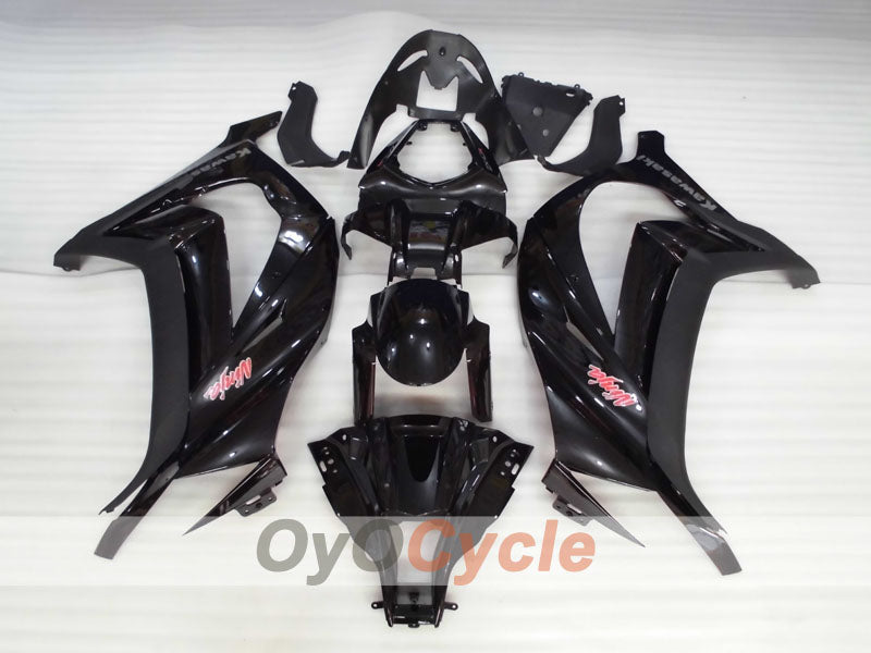 Kit de carénage à injection pour NINJA ZX-10R 11-15 - Noir - Style d'usine #OYO87903135