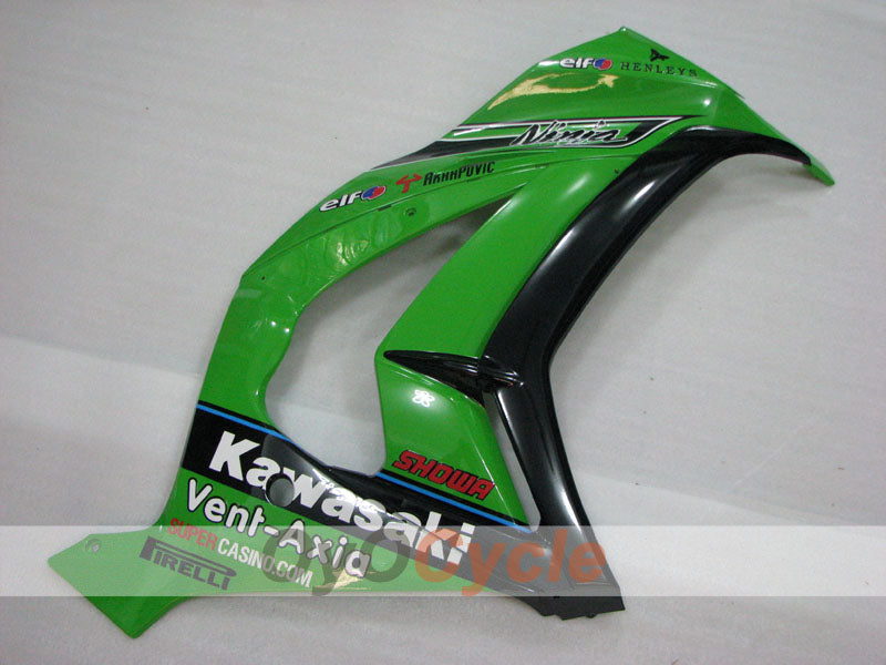 Kit de carénage à injection pour NINJA ZX-10R 11-15 - Vert, Noir - PIRELLI #OYO87903136