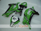 Kit de carénage à injection pour NINJA ZX-10R 11-15 - Vert, Noir - PIRELLI #OYO87903136