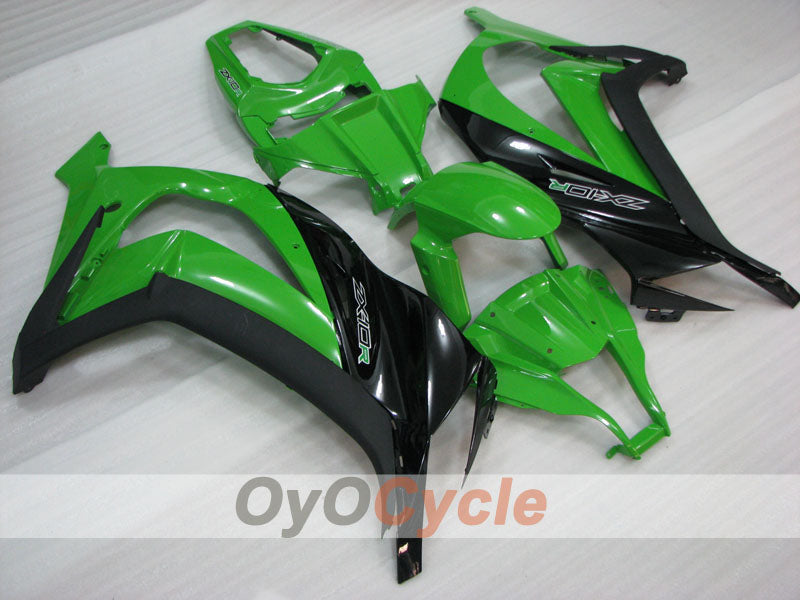 Kit de carénage à injection pour NINJA ZX-10R 11-15 - Vert, Noir - Style d'usine #OYO87903138 Image principale du produit
