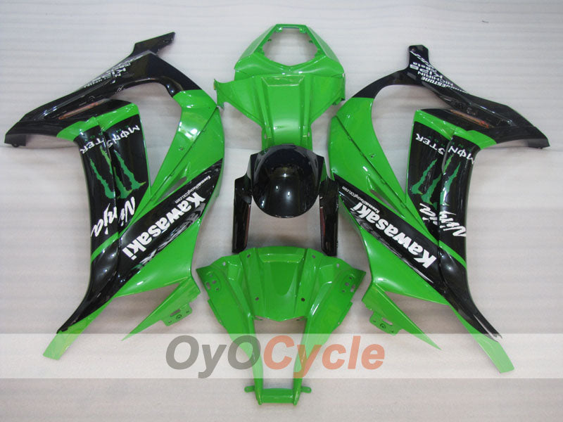 Kit de carénage à injection pour NINJA ZX-10R 11-15 - Vert, Noir - Style d'usine #OYO87903139 Image secondaire du produit