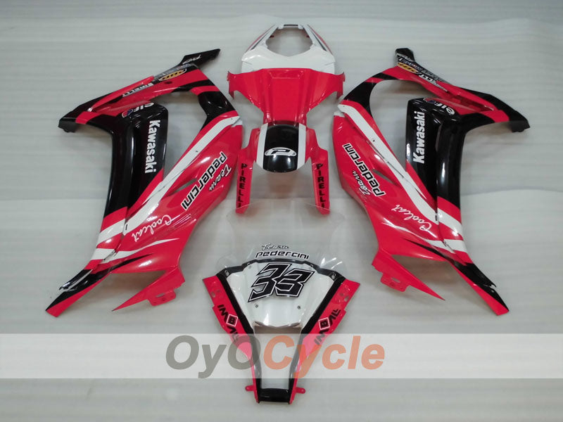 Kit de carénage à injection pour NINJA ZX-10R 11-15 - Rouge, Noir - PIRELLI #OYO87903140 Image secondaire du produit