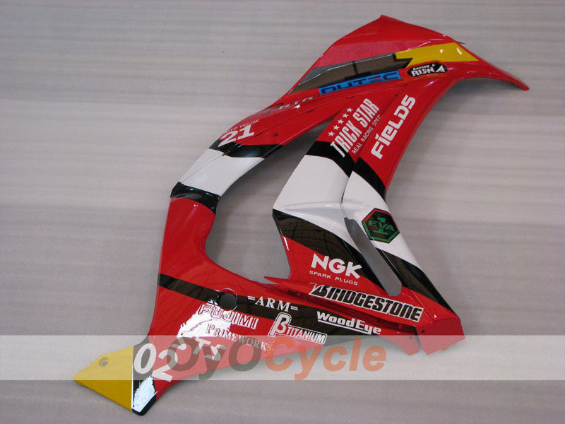 Kit de carénage à injection pour NINJA ZX-10R 11-15 - Rouge, Noir - Style d'usine #OYO87903141