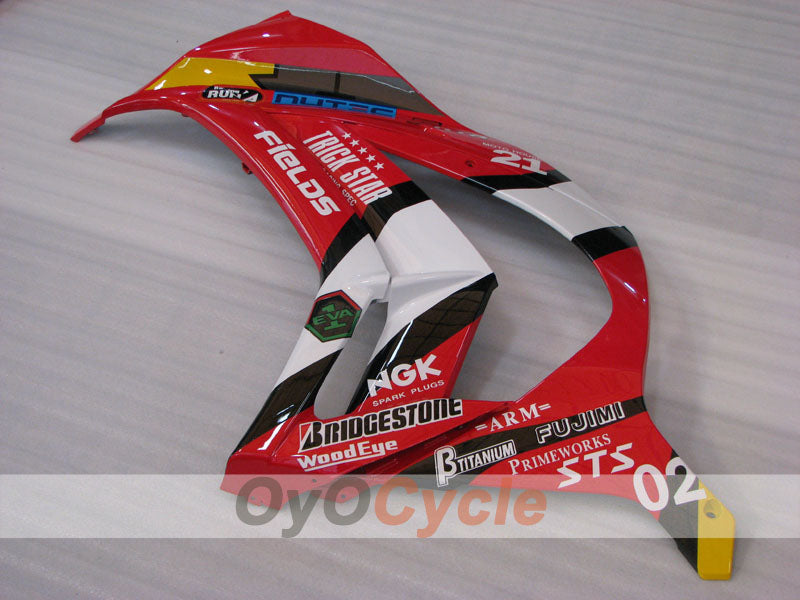 Kit de carénage à injection pour NINJA ZX-10R 11-15 - Rouge, Noir - Style d'usine #OYO87903141