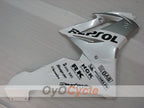 Kit de carénage à injection pour Triumph Daytona 675 06-08 - Blanc, Gris - MICHELIN #OYO87903145