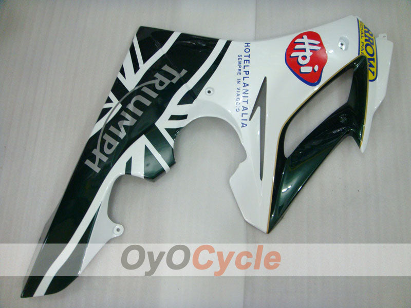 Kit de carénage à injection pour Triumph Daytona 675 06-08 - Vert, Blanc - Style usine #OYO87903151