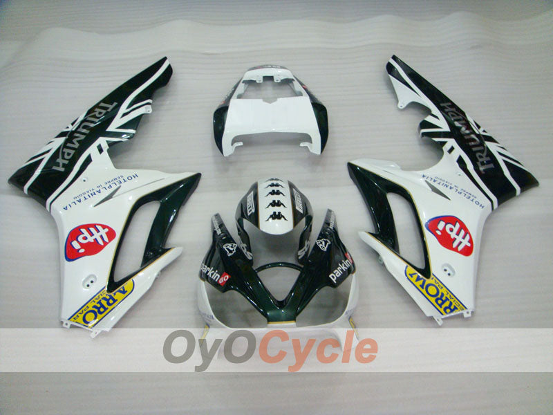 Kit de carénage à injection pour Triumph Daytona 675 06-08 - Vert, Blanc - Style usine #OYO87903151