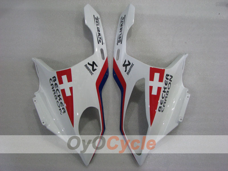 Kit de carénage à injection pour BMW S1000RR 09-14 - Bleu, Blanc - Castrol #OYO87903154