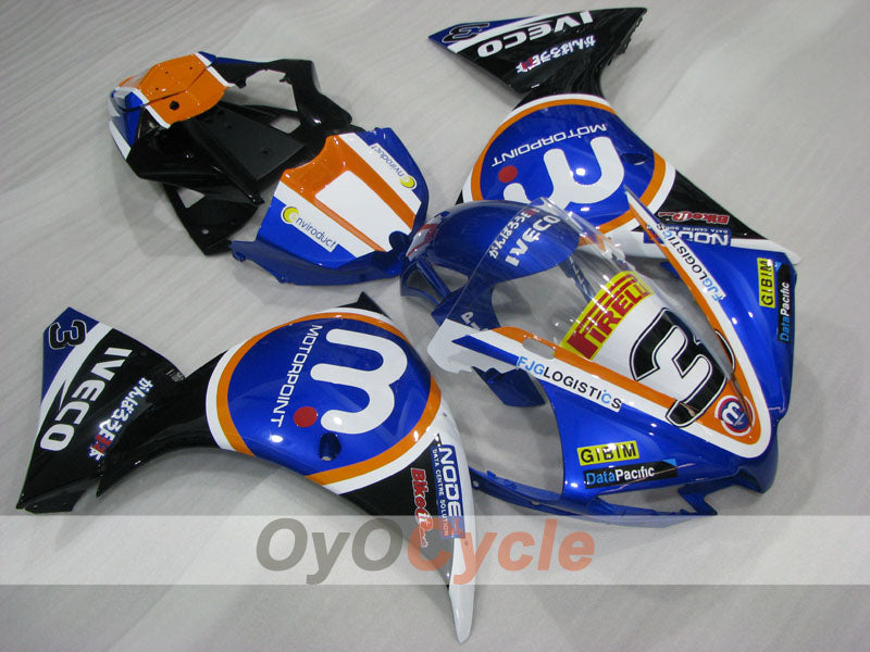 Kit de carénage à injection pour YZF-R1 12-14 - Bleu, Noir - Style d'origine #OYO87903171
