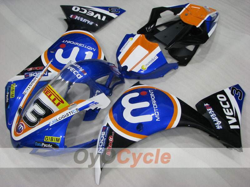 Kit de carénage à injection pour YZF-R1 12-14 - Bleu, Noir - Style d'origine #OYO87903171