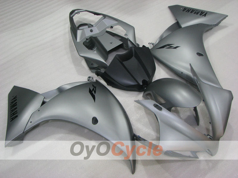 Kit de carénage à injection pour YZF-R1 12-14 - Noir, Gris, Mat - Style d'origine #OYO87903179