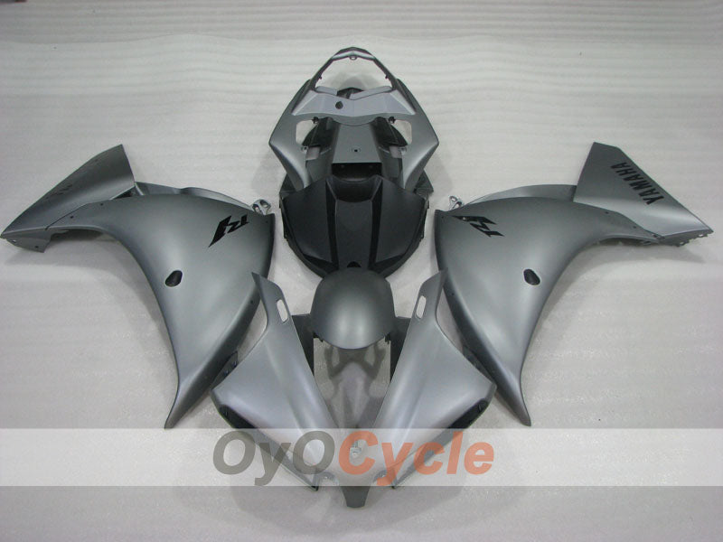 Kit de carénage à injection pour YZF-R1 12-14 - Noir, Gris, Mat - Style d'origine #OYO87903179