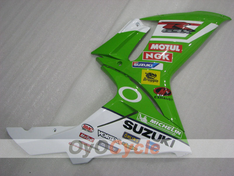 Kit de carénage injecté pour GSX R600 11-26 - Vert, Blanc - MICHELIN, MOTUL #OYO87903215
