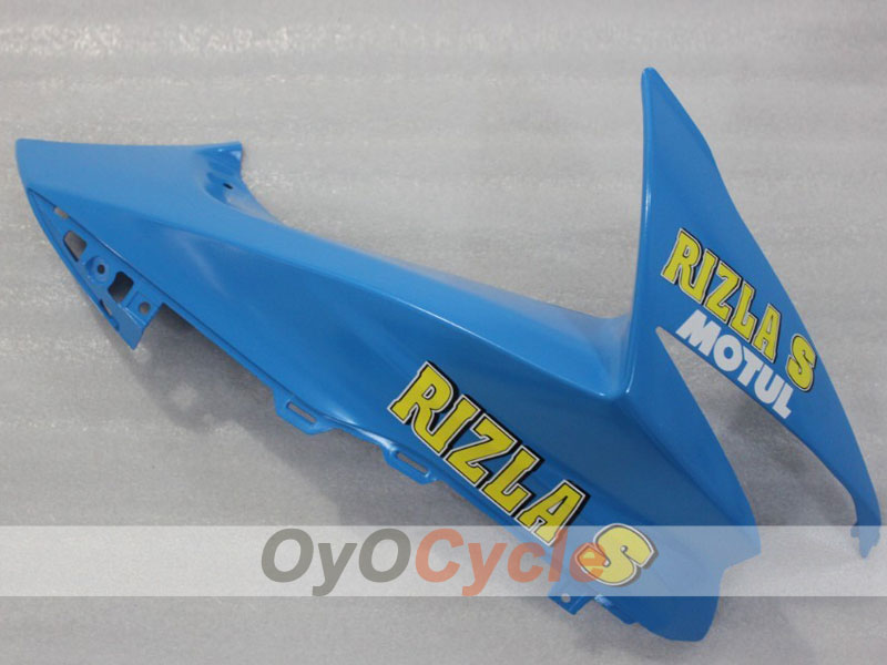 Kit de carénage injecté pour GSX R600 11-26 - Bleu, Noir - Rizla+ #OYO87903218