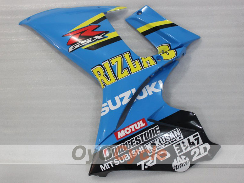 Kit de carénage à injection pour GSX R750 11-26 - Bleu, Noir - Rizla+ #OYO87903196
