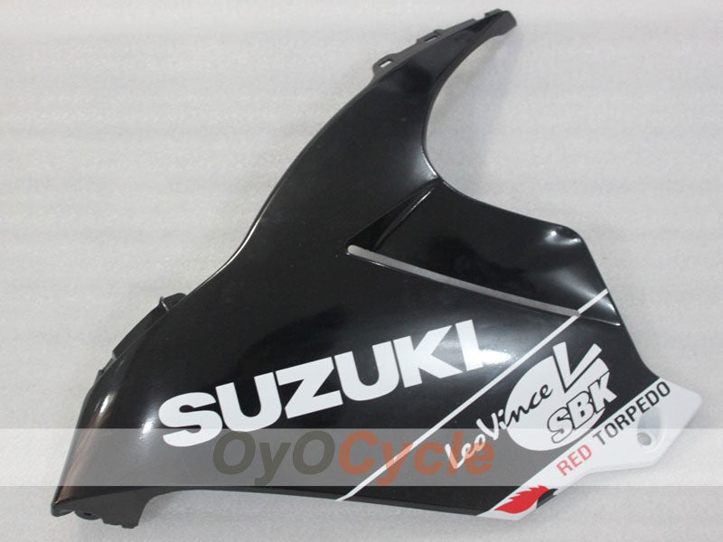 Kit de carénage à injection pour GSX R750 11-26 - Blanc, Noir - Style d'usine #OYO87903198