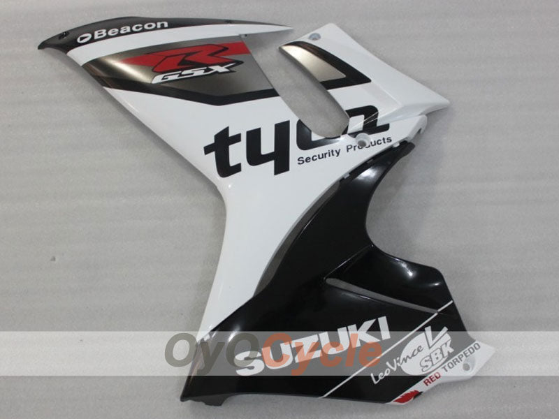 Kit de carénage injecté pour GSX R600 11-26 - Blanc, Noir - Style usine #OYO87903220