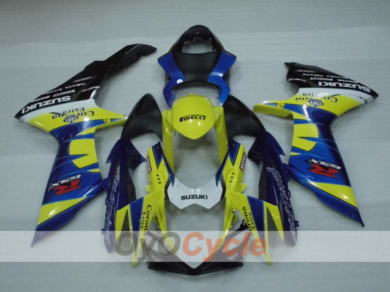 Kit de carénage à injection pour GSX R750 11-26 - Jaune, Bleu - Corona #OYO87903203 Image secondaire du produit