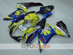 Kit de carénage injecté pour GSX R600 11-26 - Jaune, Bleu - Corona #OYO87903225