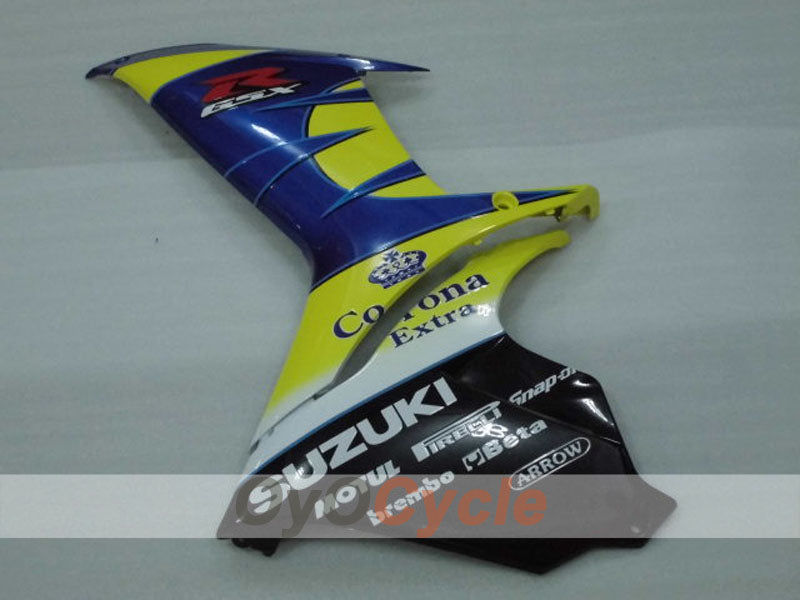 Kit de carénage à injection pour GSX R750 11-26 - Jaune, Bleu - Corona #OYO87903203