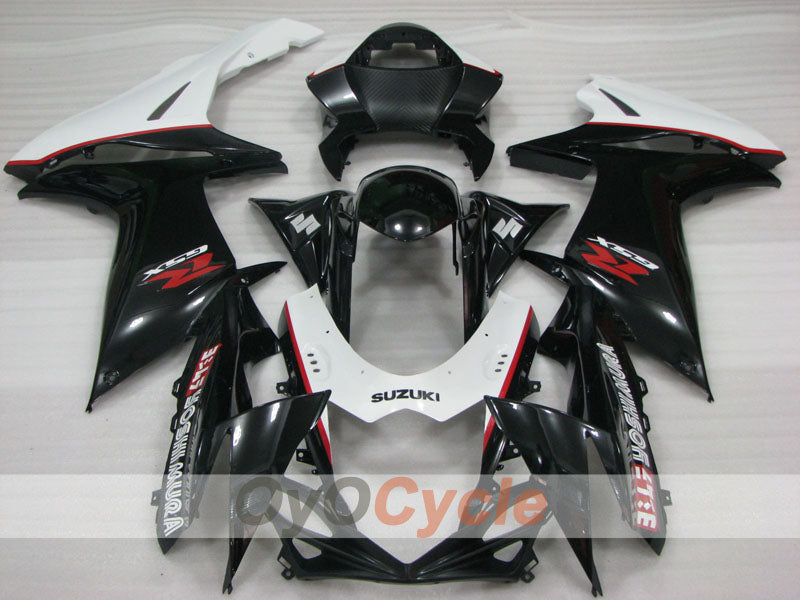 Kit de carénage injecté pour GSX R750 11-26 - Blanc, noir - YOSHIMURA #OYO87905478