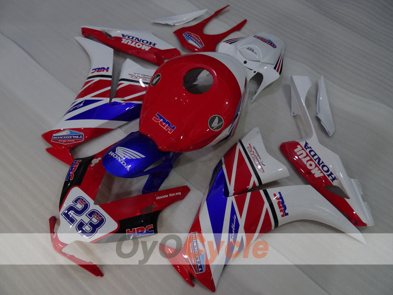 Kit de carénage à injection pour CBR1000RR 12-16 - Rouge, blanc - MOTUL #OYO87903322