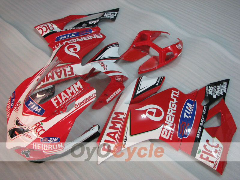 Kit de carénage à injection pour Ducati 1199 11-14 - Rouge, Blanc - FIAMM #OYO87903383 Image secondaire du produit