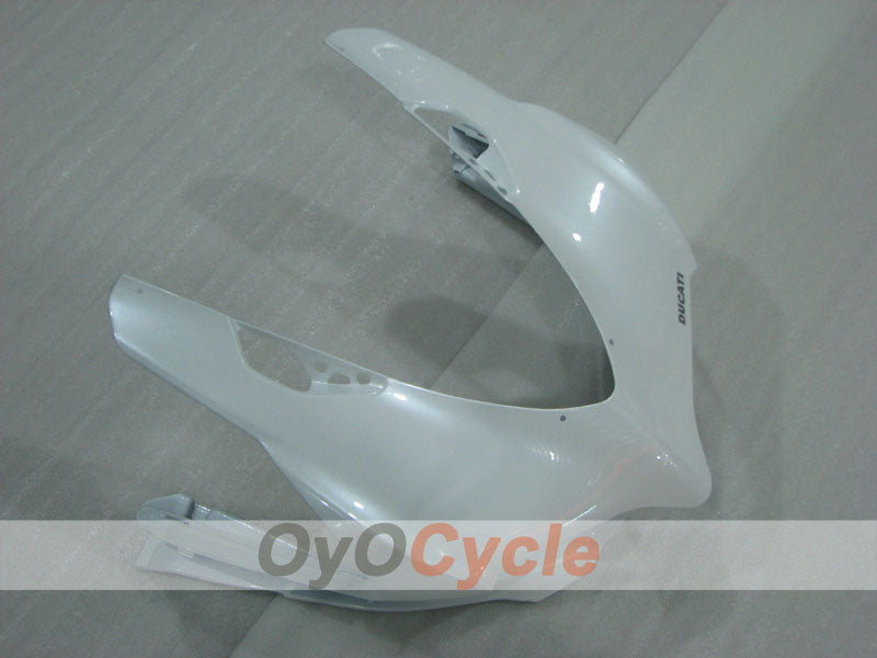 Kit de carénage à injection pour Ducati 1199 11-14 - Blanc - Style usine #OYO87903384