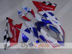Kit de carénage injecté pour Ducati 1199 de 11-14 - Rouge, Blanc - Style usine #OYO87903388