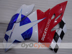 Kit de carénage injecté pour Ducati 1199 de 11-14 - Rouge, Blanc - Style usine #OYO87903388