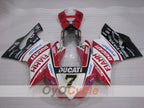 Kit de carénage injecté pour Ducati 1199 de 11-14 - Rouge, Blanc - FIAMM #OYO87903390