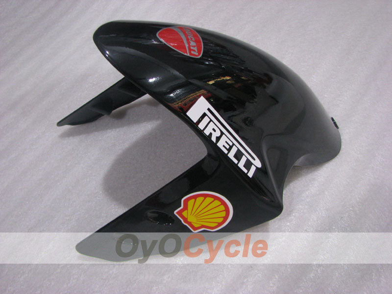 Kit de carénage injecté pour Ducati 1199 de 11-14 - Rouge, Blanc - FIAMM #OYO87903390