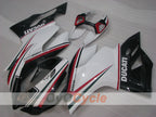 Kit de carénage injecté pour Ducati 1199 de 11-14 - Blanc, Noir - Style usine #OYO87903393