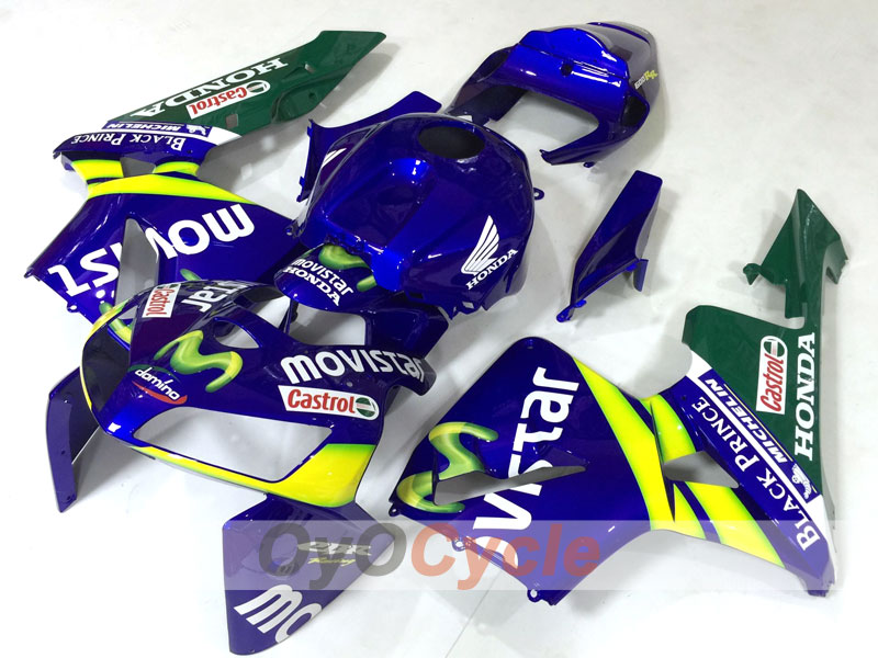 Kit de carénage injecté pour CBR600RR de 05-06 - Jaune, Bleu - Castrol, MICHELIN, Movistar #OYO87904538 Image secondaire du produit