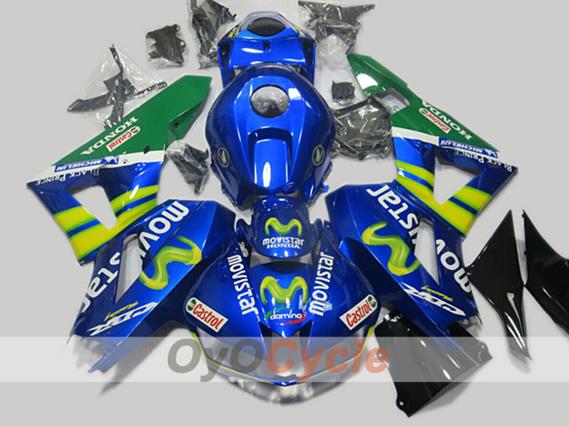 Kit de carénage injecté pour CBR600RR de 13-20 - Bleu - Movistar #OYO87904539 Image principale du produit