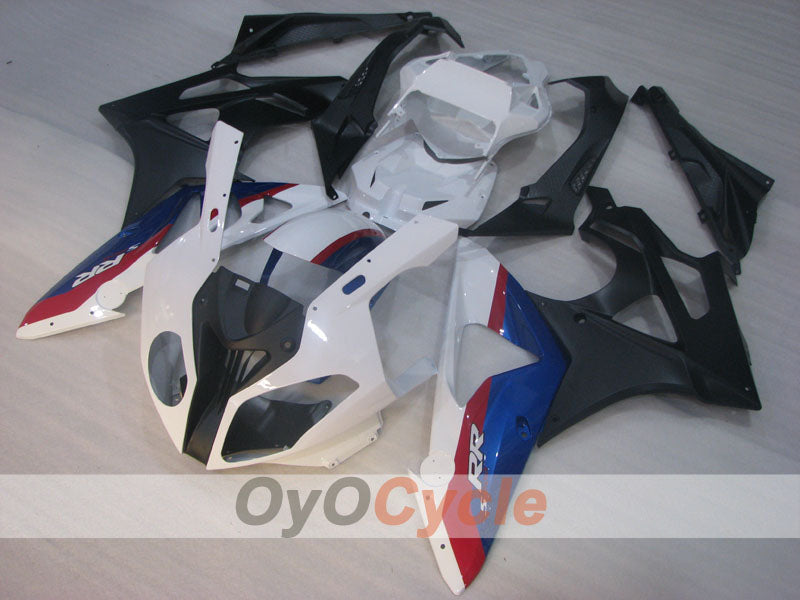 Kit de carénage injecté pour BMW S1000RR de 09-14 - Blanc, Noir - Style usine #OYO87904541 Image principale du produit