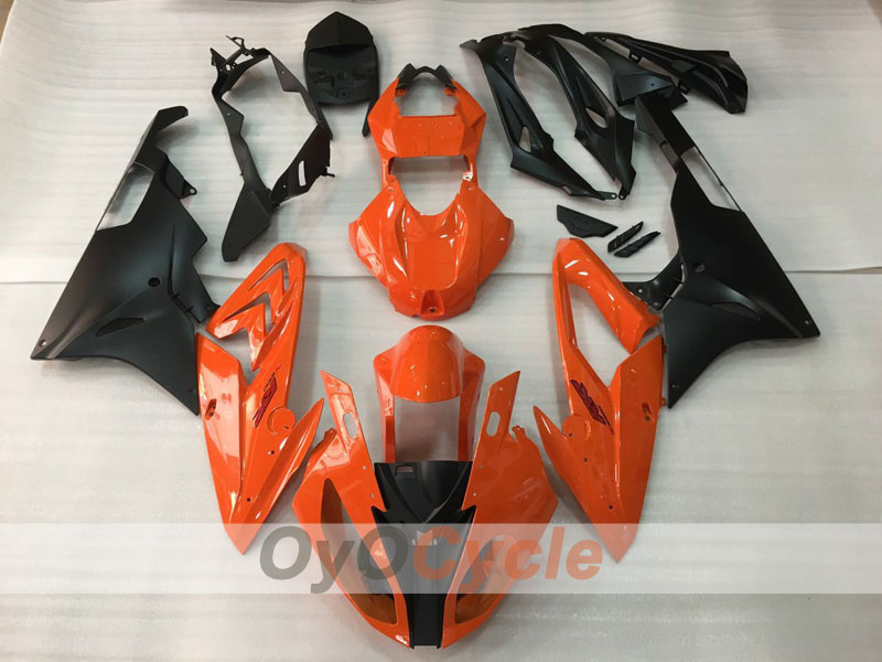 Kit de carénage à injection pour BMW S1000RR 15-16 - Orange, Noir - Style usine #OYO87904550