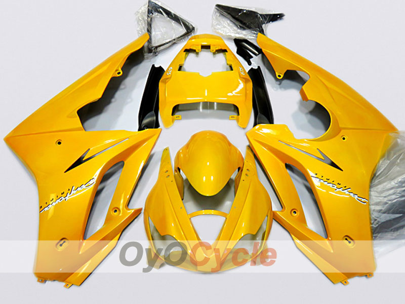 Kit de carénage à injection pour Triumph Daytona 675 06-08 - Jaune - Style usine #OYO87904567