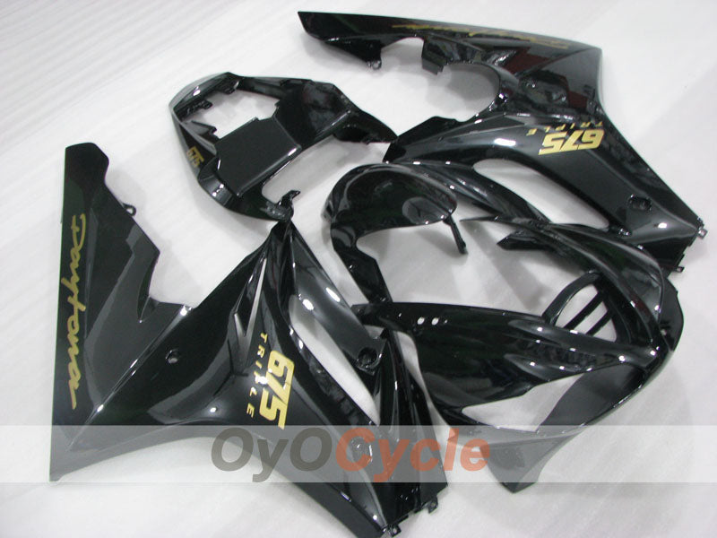Kit de carénage injecté pour Triumph Daytona 675 06-08 - Noir - Style usine #OYO87904570 Image principale du produit