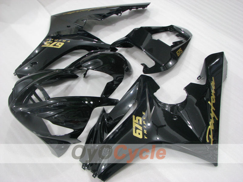 Kit de carénage injecté pour Triumph Daytona 675 06-08 - Noir - Style usine #OYO87904570 Image secondaire du produit