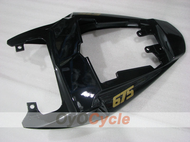 Kit de carénage injecté pour Triumph Daytona 675 06-08 - Noir - Style usine #OYO87904570